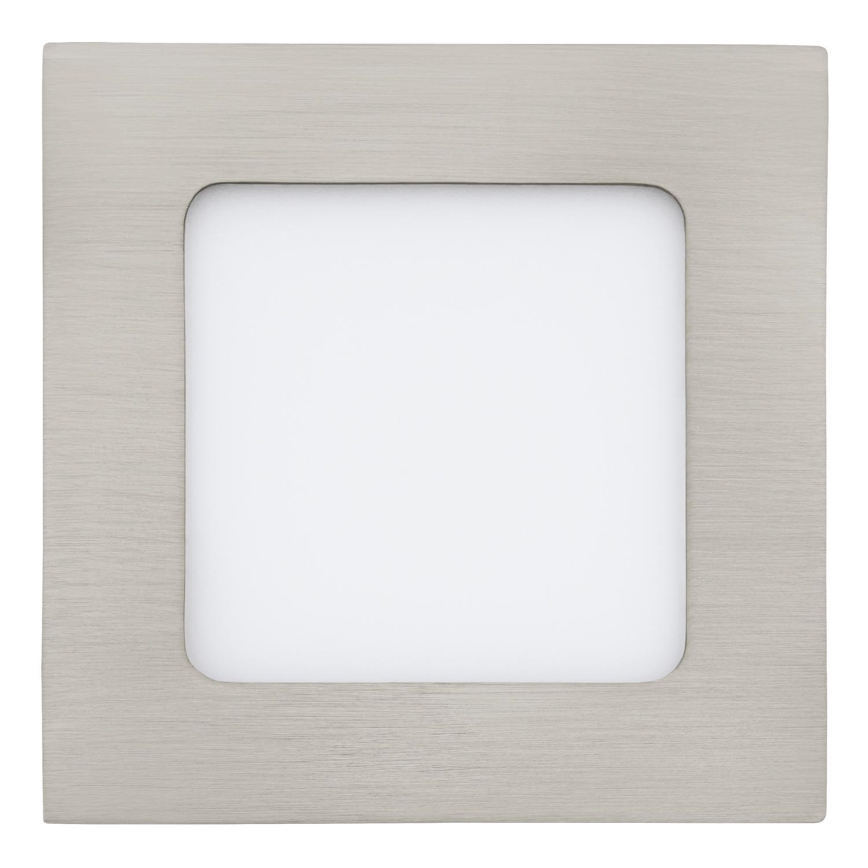 Eglo 64608 - LED Recessed light FUEVA 1 PRO LED/5,5W/230V 3000K 12x12 cm matte chrome