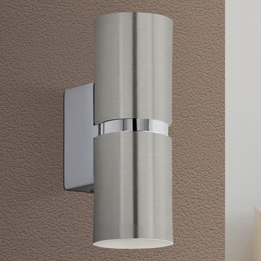 Eglo 64794 - LED Wall light PASSA PRO 2xGU10/3,3W/230V 3000K matte chrome