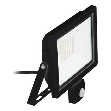 Eglo 64871 - LED Floodlight with a sensor FILETTI LED/20W/230V 3000K IP44 black