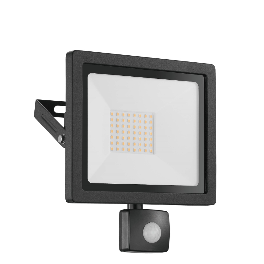 Eglo 64872 - LED Floodlight with a sensor FILETTI LED/30W/230V 3000K IP44 black