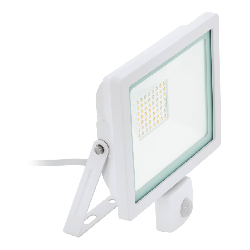 Eglo 64886 - LED Floodlight with a sensor FILETTI LED/50W/230V 4000K IP44 white
