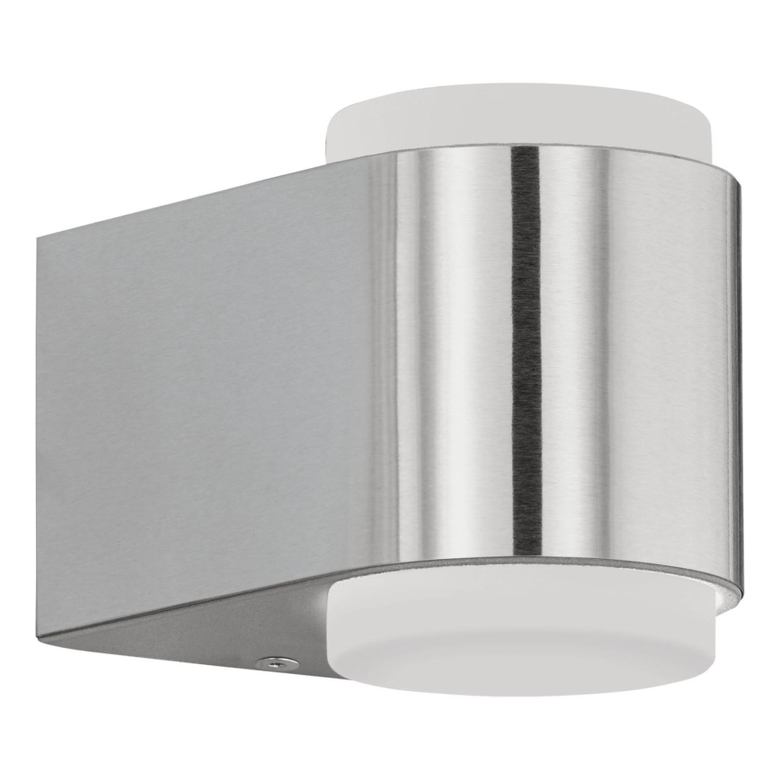 Eglo 65054 - LED Outdoor wall light BRIONES PRO 2xLED/3W/230V IP44 shiny chrome