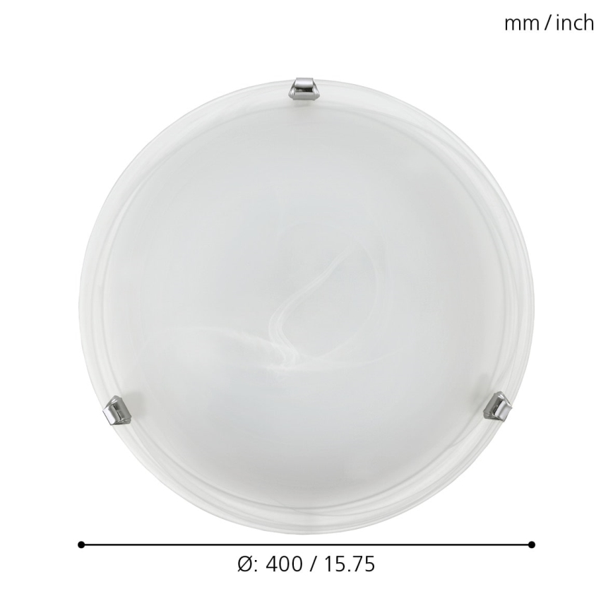 Eglo - Ceiling light 2xE27/25W/230V alabaster glass