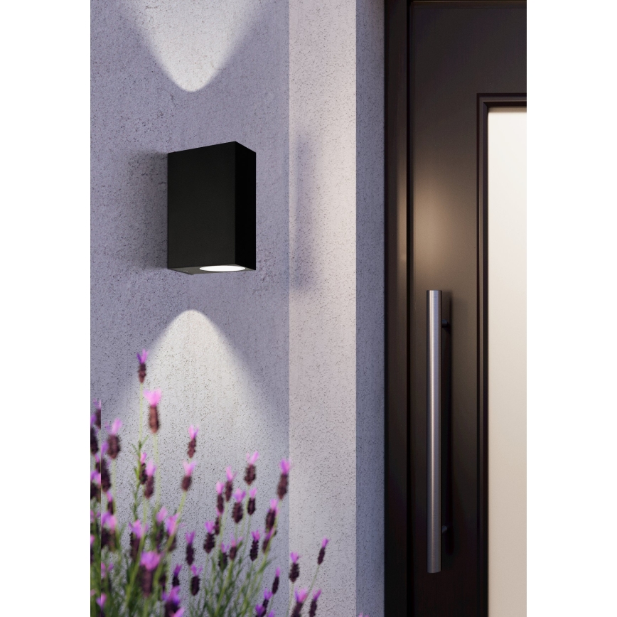 Eglo 74023 - Outdoor wall light SCOGLIERA 2xGU10/5W/230V IP44
