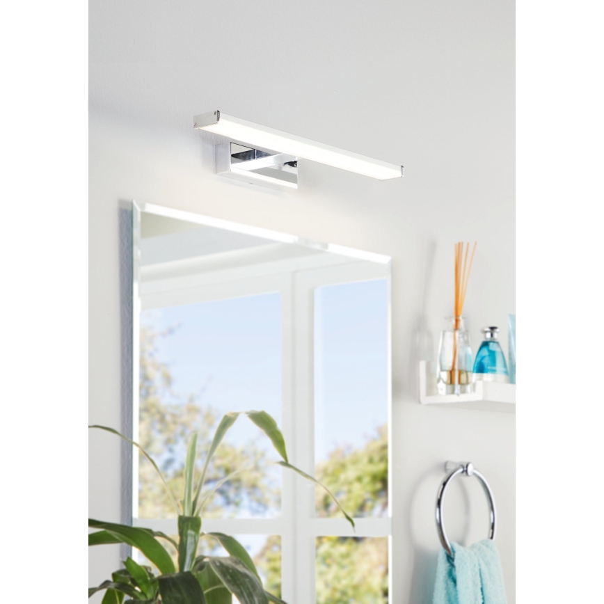 Eglo 74051 - LED Bathroom mirror lighting GALENZANA LED/7,4W/230V 4000K 40 cm IP44 shiny chrome
