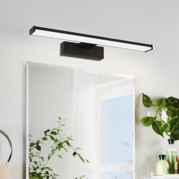 Eglo 74061 - LED Bathroom mirror lighting GALENZANA LED/7,4W/230V 4000K 40 cm IP44 black