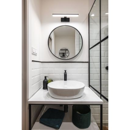 Eglo 74061 - LED Bathroom mirror lighting GALENZANA LED/7,4W/230V 4000K 40 cm IP44 black