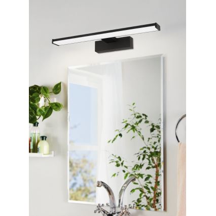 Eglo 74061 - LED Bathroom mirror lighting GALENZANA LED/7,4W/230V 4000K 40 cm IP44 black
