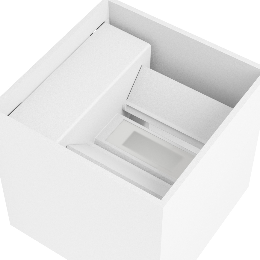 Eglo - Dimmable LED Rechargeable Outdoor Wall Light with Motion and Dusk Sensor, LED 2.2W/5V, IP44, White