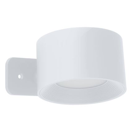 Eglo - Dimmable Rechargeable Touch LED Wall Light, 5W/5V, 2700/4000/6500K, 2000 mAh, White
