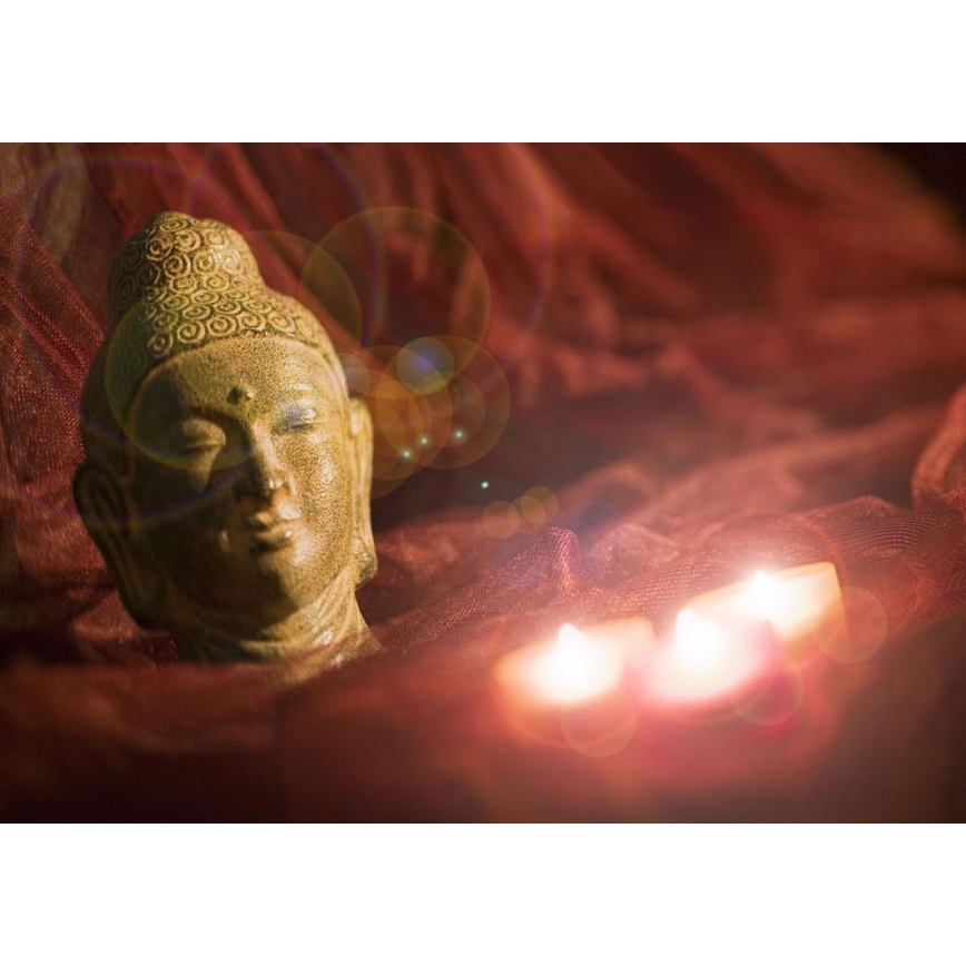 Eglo 75039 - LED Glowing decorative picture BUDDHA 3xLED/0,02W/2xAA 30x45 cm