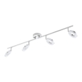 Eglo 75242 - ODERZO LED spotlight 3xLED/3.8W/230V polished chrome