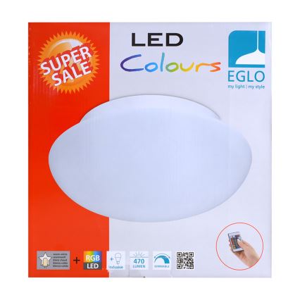 Eglo 75351 - LED RGB Dimming Ceiling light ELLA-C 1xE27/7,5W/230V