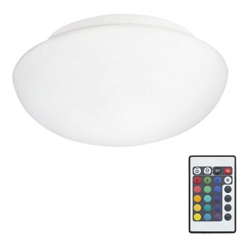 Eglo 75351 - LED RGB Dimmable ceiling light ELLA-C 1xE27/7,5W/230V + remote control