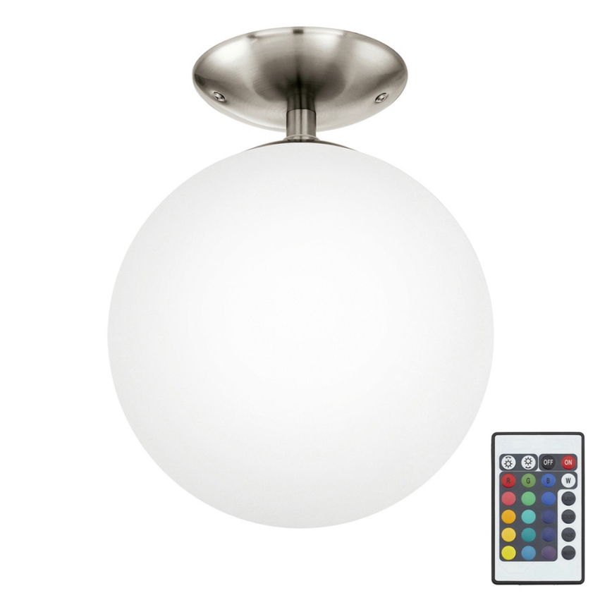 Eglo 75358 - RGBW Dimmable ceiling light RONDO-C 1xE27/7,5W/23V d. 25 cm + remote control