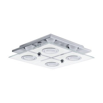 Eglo 75378 - LED RGBW Dimmable ceiling light CABO-C 4xGU10/4W/230V + remote control