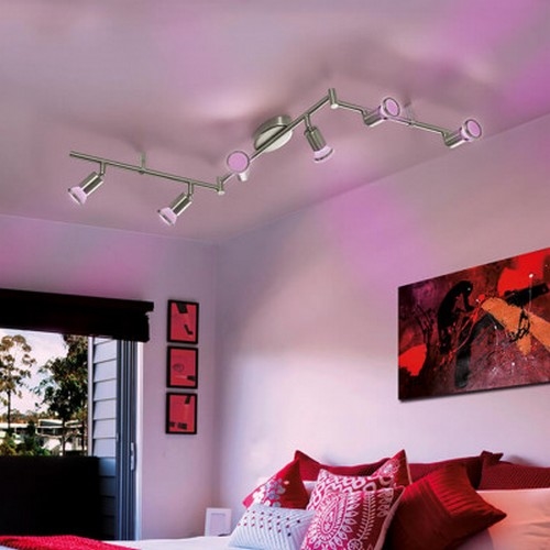 Eglo 75387 - LED RGB Dimmable spotlight BUZZ-C 6xGU10/4W/230V + remote control