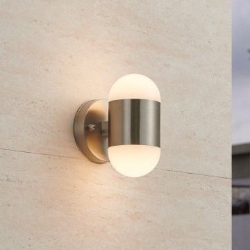 Eglo 75392 - LED Outdoor Wall Light MEROLA 2xLED/3.7W/230V IP44 matte chrome