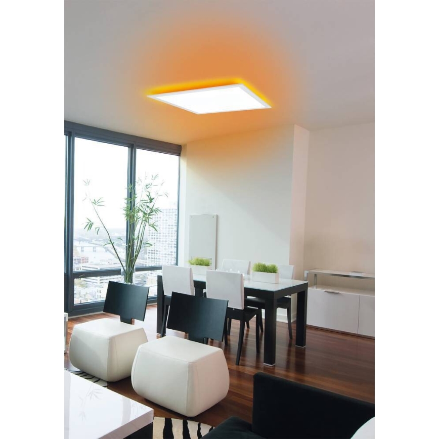 Eglo 75525 - LED RGBW Dimmable ceiling light SALOBRENA LED/12W/230V 2700-6500K + remote control