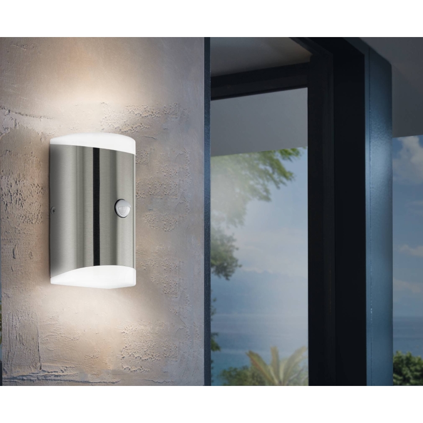 Eglo - LED Outdoor wall light with a sensor 2xGU10/4,6W/230V IP44