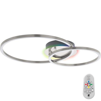 Eglo - LED RGB Dimmable surface-mounted chandelier LED/21,5W/230V 3000-6500K + remote control