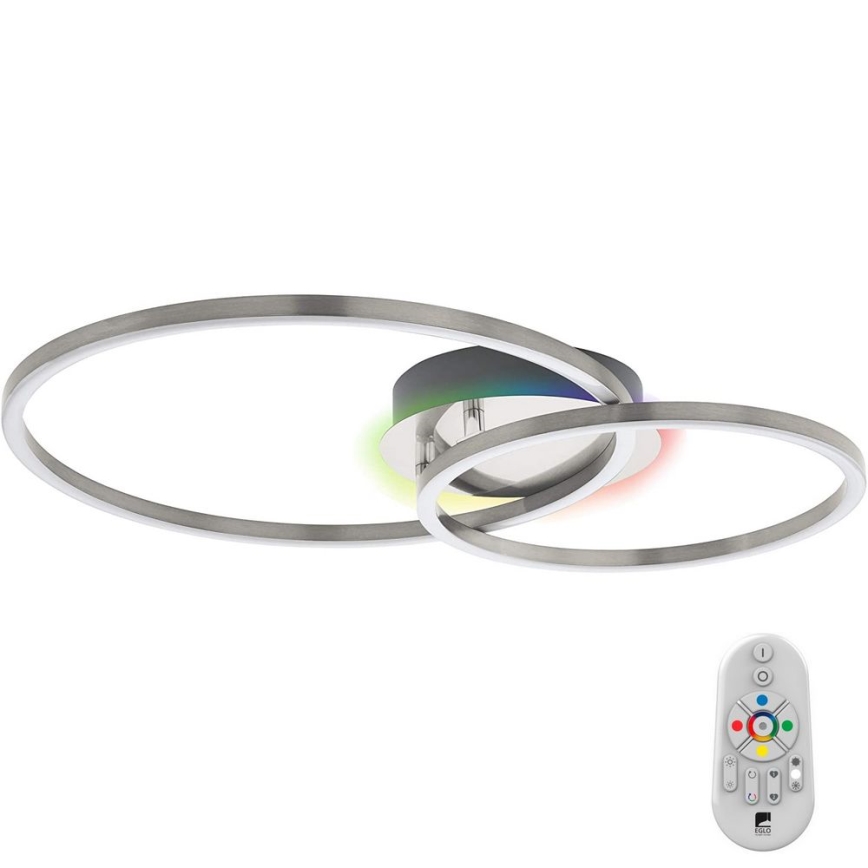 Eglo - LED RGB Dimmable surface-mounted chandelier LED/21,5W/230V 3000-6500K + remote control