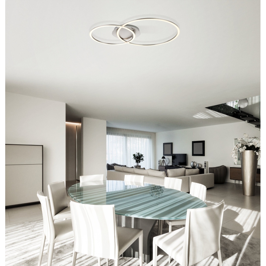 Eglo - LED RGB Dimmable surface-mounted chandelier LED/21,5W/230V 3000-6500K + remote control