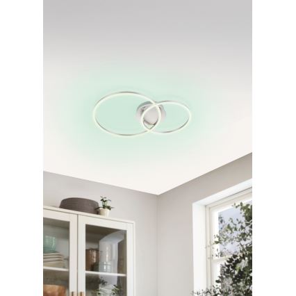 Eglo - LED RGB Dimmable surface-mounted chandelier LED/21,5W/230V 3000-6500K + remote control