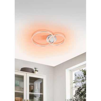 Eglo - LED RGB Dimmable surface-mounted chandelier LED/21,5W/230V 3000-6500K + remote control
