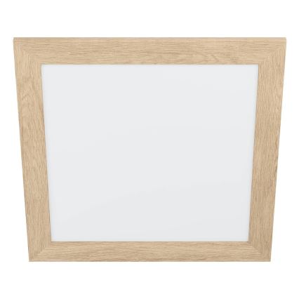 Eglo 75643 - LED Ceiling light CALEMAR LED/19W/230V 4000K 43,7x 43,7 cm brown