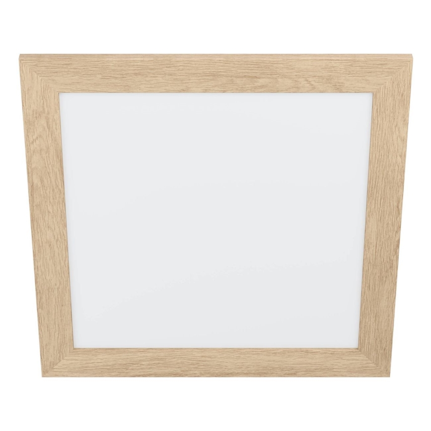 Eglo 75643 - LED Ceiling light CALEMAR LED/19W/230V 4000K 43,7x 43,7 cm brown