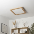 Eglo 75643 - LED Ceiling light CALEMAR LED/19W/230V 4000K 43,7x 43,7 cm oak