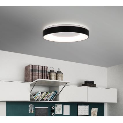 Eglo 75661 - LED Dimmable ceiling light JUTIO 4xLED/8,1W/230V black + remote control