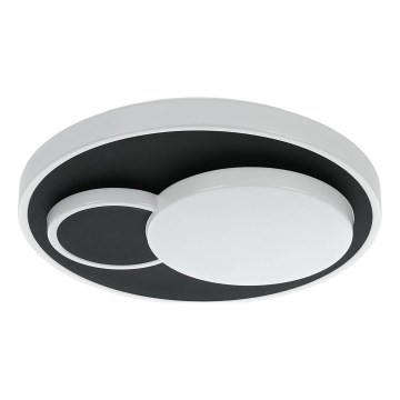 Eglo 75665 - LED Ceiling light LEPRESO LED/19,5W/230V d. 38,5 cm black