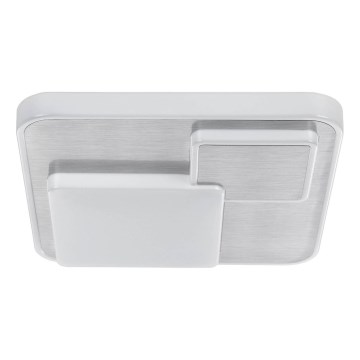 Eglo 75666 - LED Ceiling light LEPRESO LED/19,5W/230V 38,5x38,5 cm matte chrome