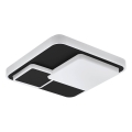 Eglo 75667 - LED Ceiling light LEPRESO LED/19,5W/230V 38,5x38,5 cm black