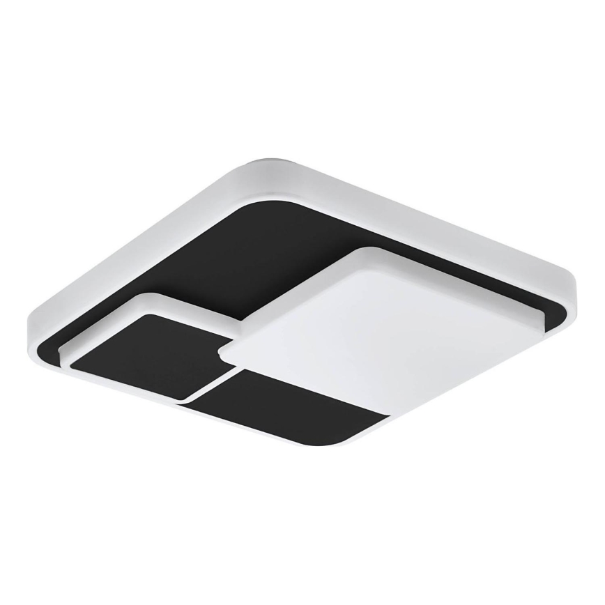 Eglo 75667 - LED Ceiling light LEPRESO LED/19,5W/230V 38,5x38,5 cm black