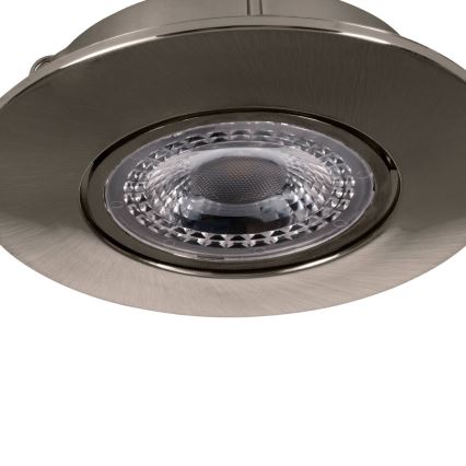 Eglo 75765 - SET 3x LED Recessed light ZUJAR LED/3,4W/230V matte chrome