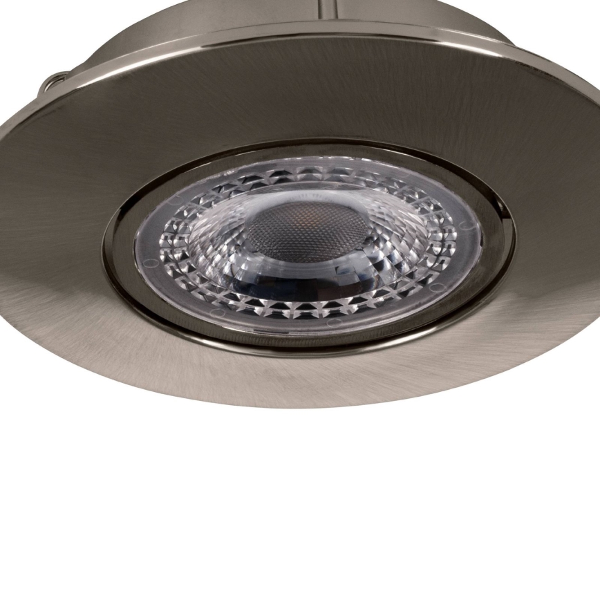 Eglo 75765 - SET 3x LED Recessed light ZUJAR LED/3,4W/230V matte chrome