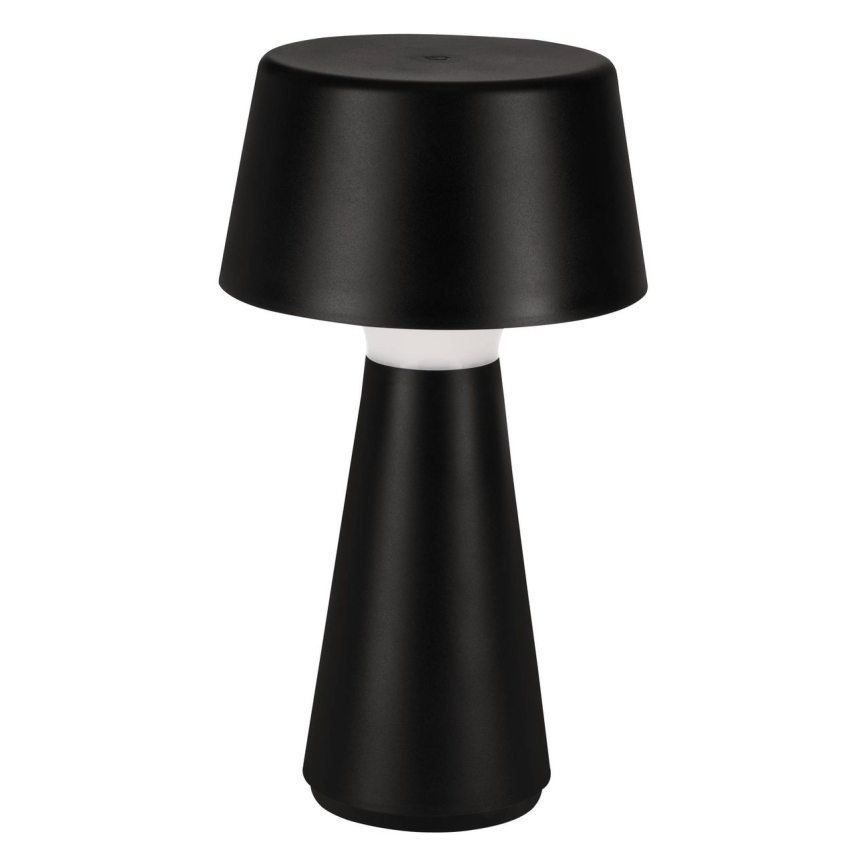 Eglo - Dimmable rechargeable outdoor LED table lamp LED/3W/5V 2200/3000/4000K 2000 mAh IP44 black