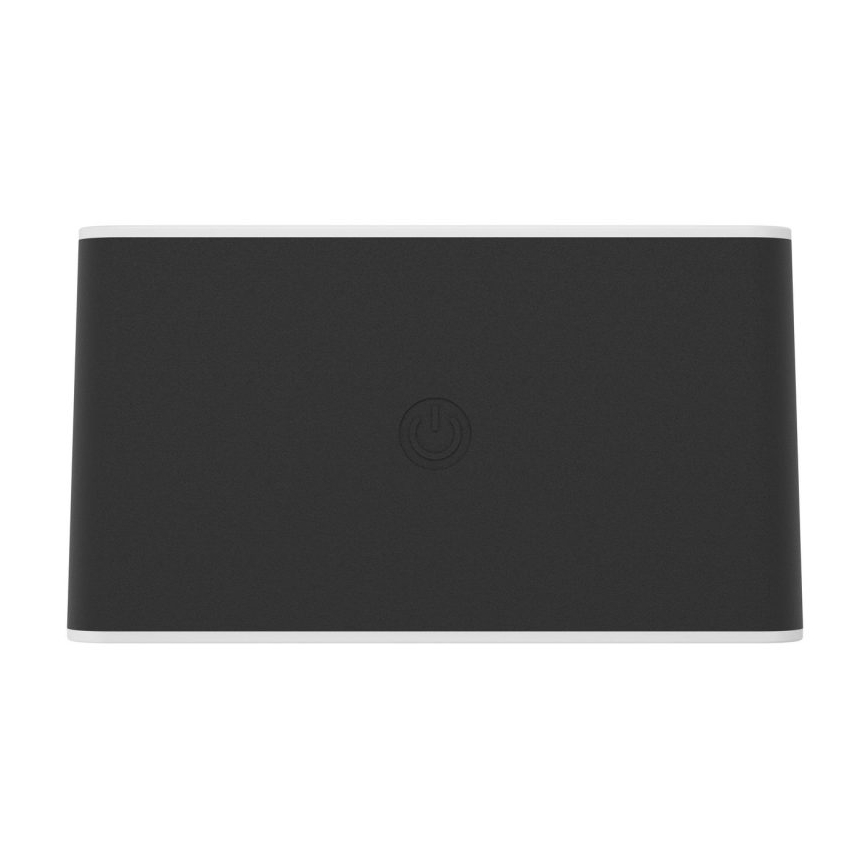 Eglo - Dimmable Rechargeable Touch Outdoor Wall LED Light, LED/5W/5V, 2000 mAh, 3000/4000/6500K, IP44, Black