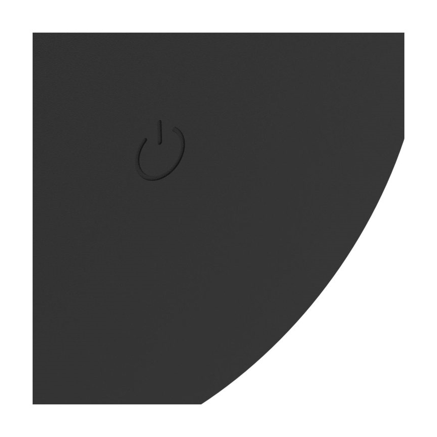 Eglo - Dimmable Rechargeable Touch-Operated Outdoor Wall Light LED/5W/5V 2000 mAh 3000/4000/6500K IP44 Black