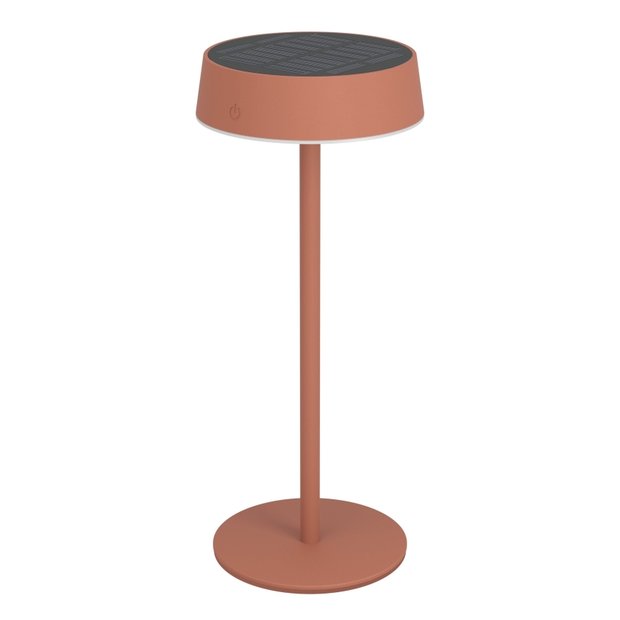 Eglo - Dimmable LED Solar Rechargeable Touch Table Lamp LED/3W/5V 3000-6000K 1800 mAh IP44 Orange