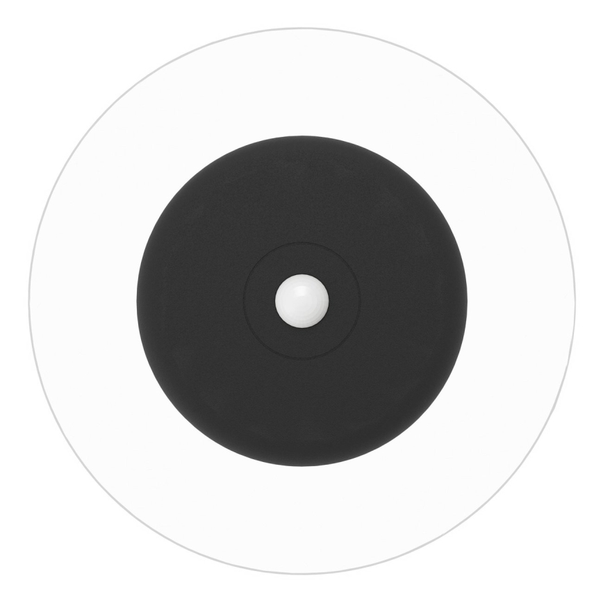 Eglo - RGBW LED Dimmable Rechargeable Wall Light with Motion and Dusk Sensor, LED/5V 2000 mAh, Black + Remote Control