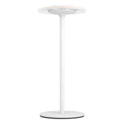 Eglo - RGBW LED Dimmable Rechargeable Touch Table Lamp, LED/5V, 2000 mAh, White