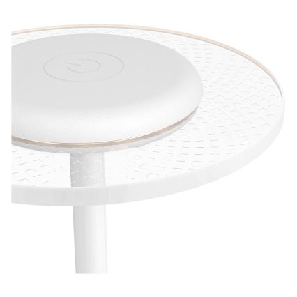 Eglo - RGBW LED Dimmable Rechargeable Touch Table Lamp, LED/5V, 2000 mAh, White