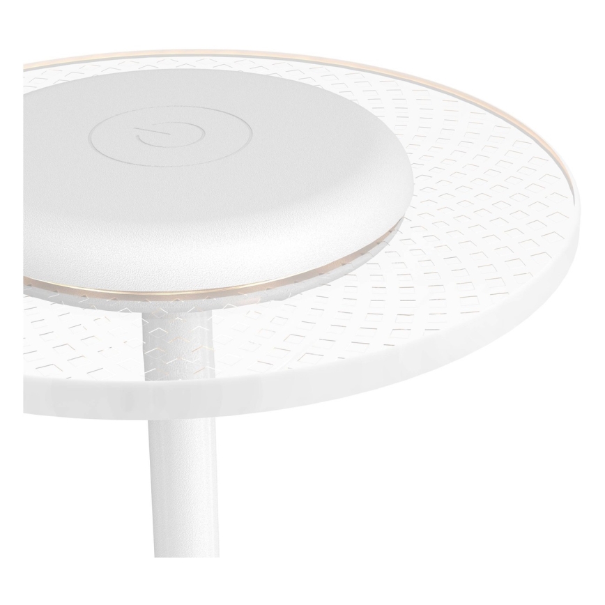 Eglo - RGBW LED Dimmable Rechargeable Touch Table Lamp, LED/5V, 2000 mAh, White