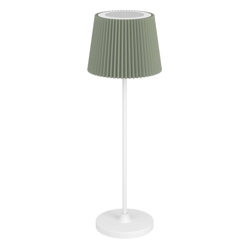 Eglo - LED Dimmable Touch Rechargeable Table Lamp LED/3.8W/5V 2400/3000/4000K 2000 mAh White/Green