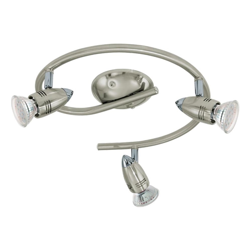 Eglo 78024 - LED Wall spotlight MAGNUM 3xGU10/3W/230V 3000K matte chrome