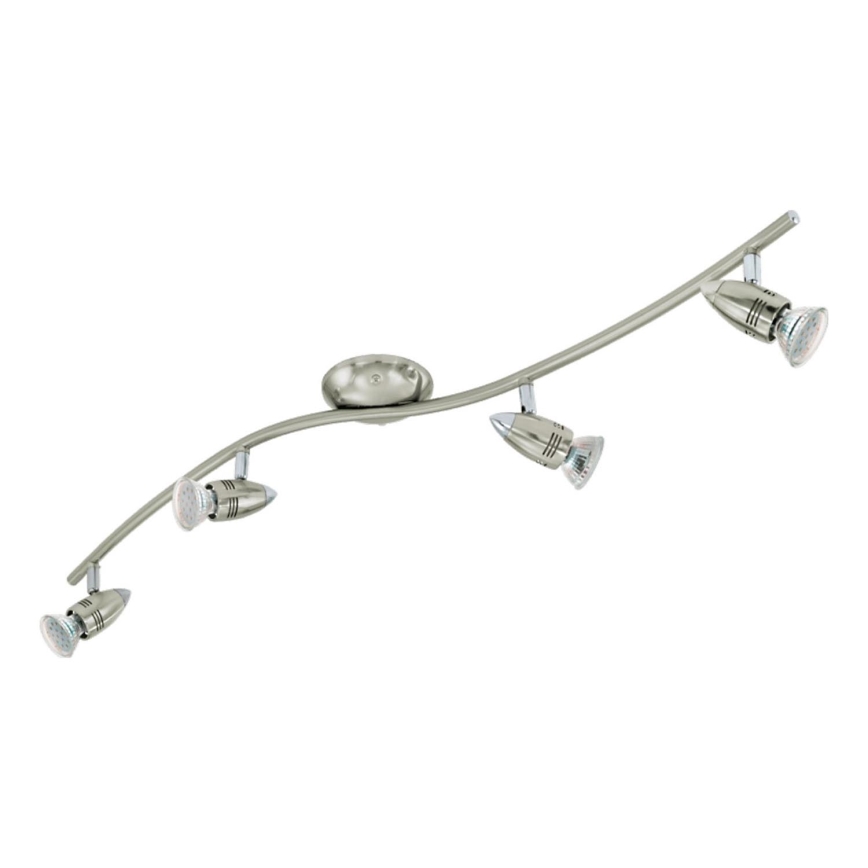 Eglo 78025 - LED Spotlight MAGNUM 4xGU10/3W/230V 3000K matte chrome